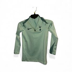 Nike kids Mint Green Tottenham Hotspur pullover Polo shirt size Small